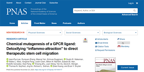 天下首创：药物将干细胞指导至受损部位，，，，，提高其愈合能力！