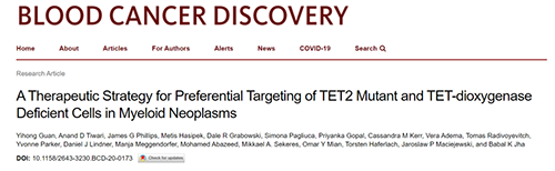 研究者形貌了一种新型靶向抗癌药物，，，，这种药物可能会有用地治疗某些常见的白血病。。。。。。